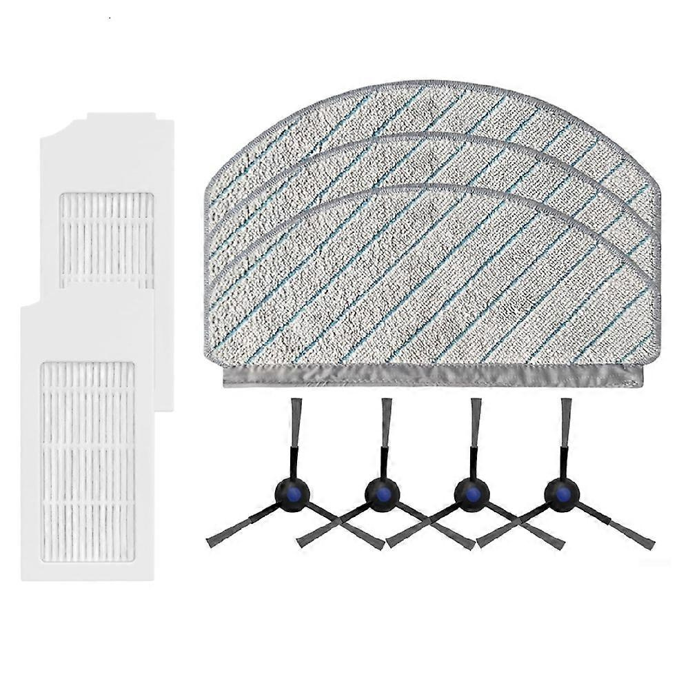 Ersatzteile Und Zubehör Für Ecovacs Deebot N20 / N20 Plus / N20 Pro Plus Staubsauger: Hepa-filter, Seitenbürste Und Reinigungstuch.