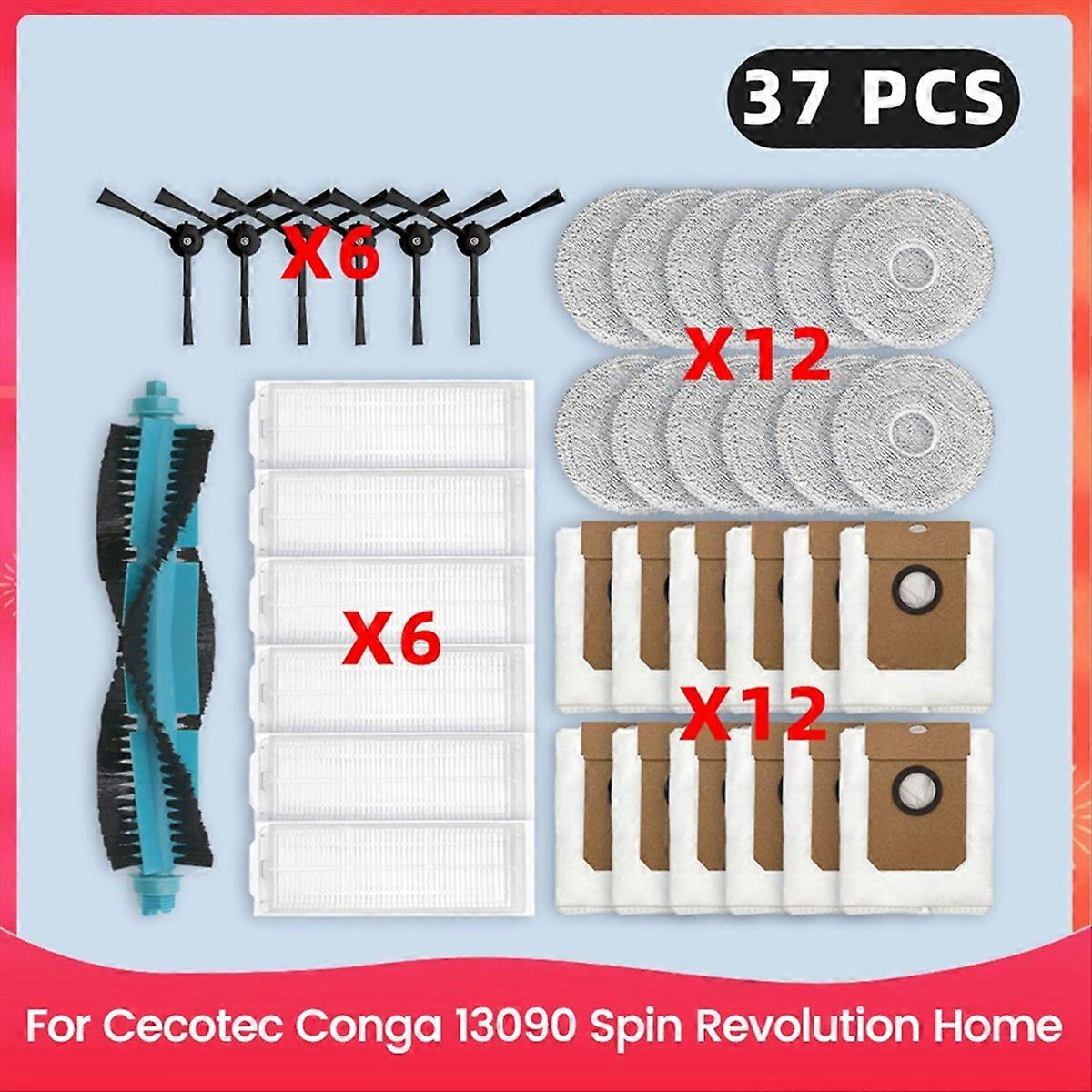 Ersatzteile Für Cecotec Conga 13090 Spin Revolution Home: Hauptbürste, Hepa-filter, Staubtuch