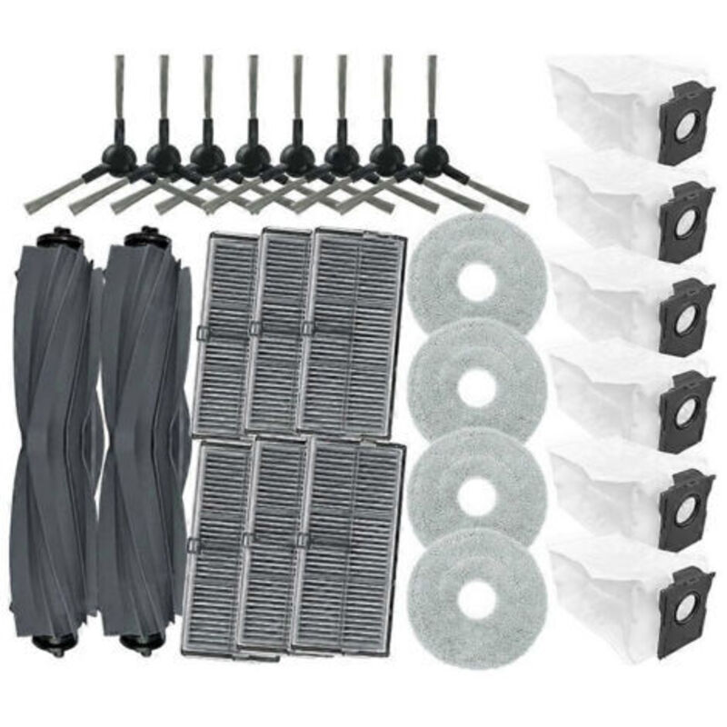 Ersatzteile Für Die Staubsauger Dreame L10s Ultra Gen 2 Und Dreame L30s Ultra: Hauptwalze, Seitenbürste, Hepa-filter, Reinigungstuch Und Staubbeutel.