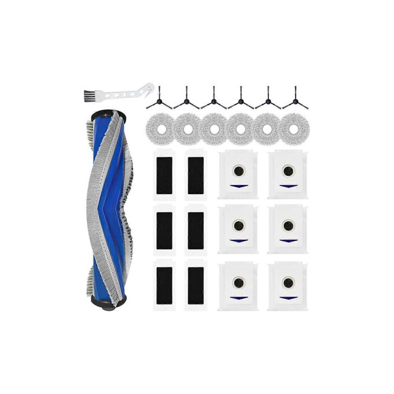 Zubehör Für Ecovacs Deebot T30 Pro Omni / T30 Omni: Hauptseitenbürste, Hepa-filter, Reinigungstuch Und Staubbeutel.