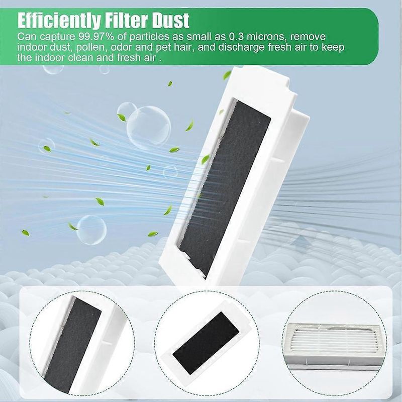 Zubehör Für Ecovacs Deebot T30 Pro Omni / T30 Omni: Hauptseitenbürste, Hepa-filter, Reinigungstuch, Staubbeutel