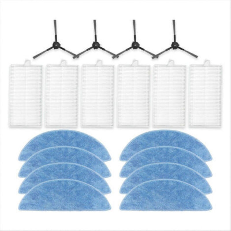 Zubehör Für Die Staubsauger Ecovacs Debot Y1 Pro Und Yeedi Y1 Pro: Seitenbürste, Hepa-filter, Reinigungstuch