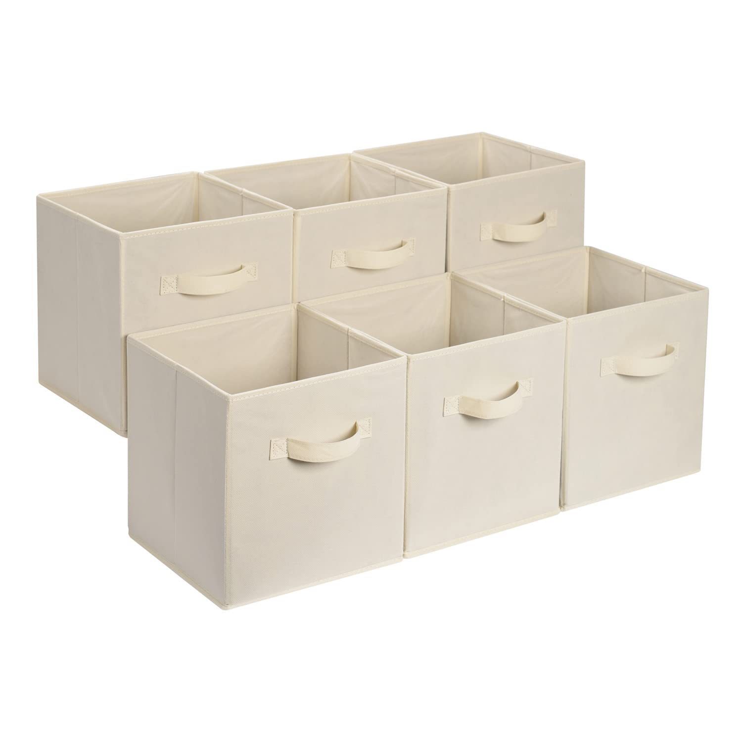 (6 Stück) Faltbare Aufbewahrungsbox Aus Stoff, Staubdichte Aufbewahrungsbox Für Schlafzimmer, Kleiderschrank, Kleidung, Spielzeug, Büro