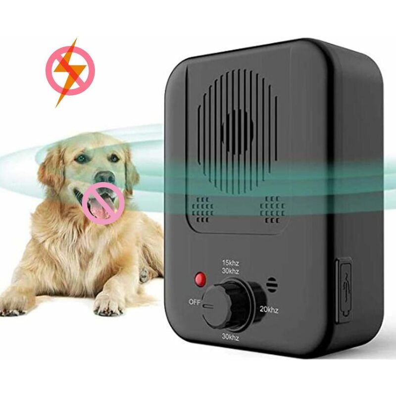 Automatisches Ultraschall-antibellgerät, Wasserdicht, Geeignet Für Kleine Und Große Hunde.