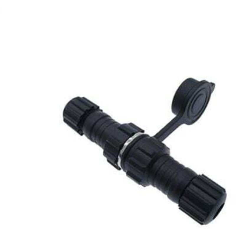 [niemals Verwendet] 5-teiliger Wasserdichter Ql16-7p-stecker Für Die Luftfahrtindustrie, 16-mm-metallstecker Mit Schutzkappe Aus Gummi