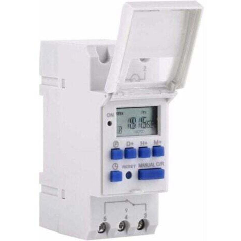 [niemals Verwendet] Lcd-timer, Wöchentlicher Digitaler Elektrischer Zeitschalter, 15 A (220 V), Fdc,