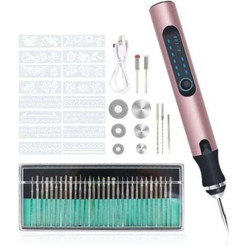 [niemals Verwendet] Elektrischer Goldgravierstift, Gravierwerkzeuge, Mini-gravierwerkzeug, Elektrische Gravierstifte Für Heimwerkerprojekte Mit Holz, Figuren Und Schmuck