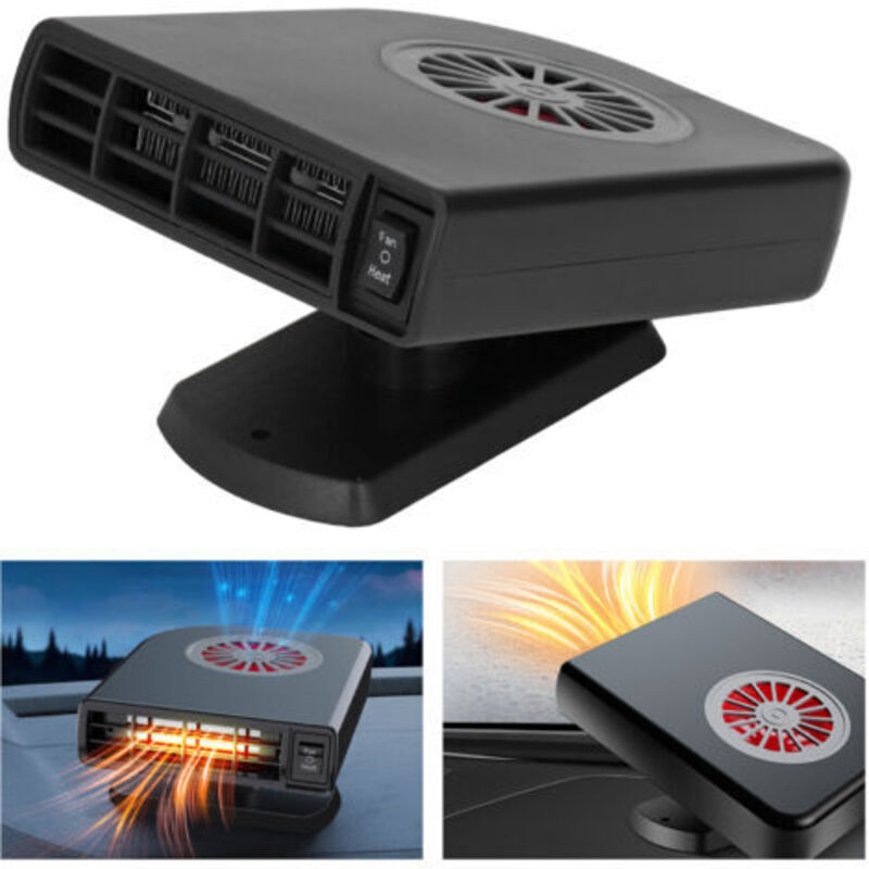 [niemals Verwendet] Tragbarer Auto-windschutzscheiben-heiz- Und Entfeuchter, 360° Drehbar, Automatischer Entfeuchter, 12 V, 150 W