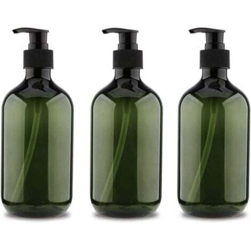 [niemals Verwendet] Set Mit 3 X 5 Ml Pumpflaschen, Shampooflasche, Nachfüllbarer Flüssigkeitsspenderflasche, Nachfüllbarer Leerer Pumpflasche, Nachfüllbarer Leerer Seifenpumpflasche