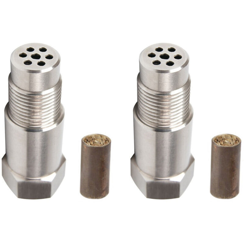 [niemals Verwendet] Satz Mit 2 O2-sensoren, Sauerstoffsensor Für Auto Cel Fix Check Engine Light Eliminator Adapter Sauerstoff M18x1.5,