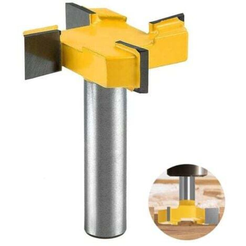 [niemals Verwendet] Hobelfräser, 8-mm-schaftfräser, Abflachfräser, Plattenfräser, Holzfräser Für Die Oberflächenbearbeitung Von Holz