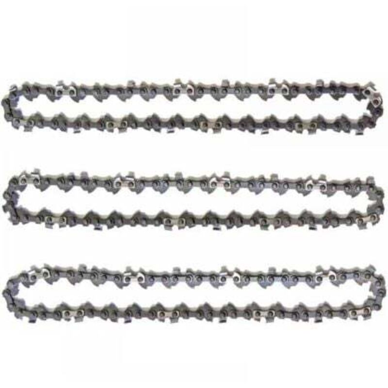 [niemals Verwendet] Set Mit 3 Astsägeketten Für 25 Cm (10 Zoll) Führungsschienen, 40 Treibglieder, Geringer Rückschlag, Kompatibel Mit Black & Decker, Ryobi, Ferrex, Primaster Und Anderen -marken