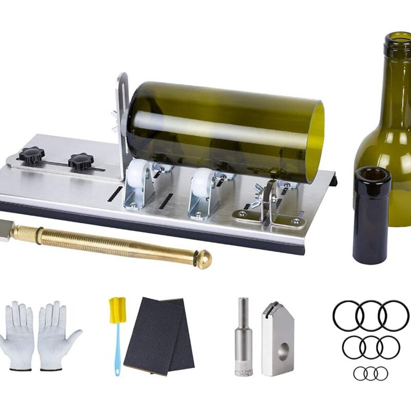 [niemals Verwendet] Glasschneider-set Für Flaschen Und Weingläser, Flaschenschneider, Flaschenschneid-set, Diy-glasschneider Zum Schneiden Von Flaschen