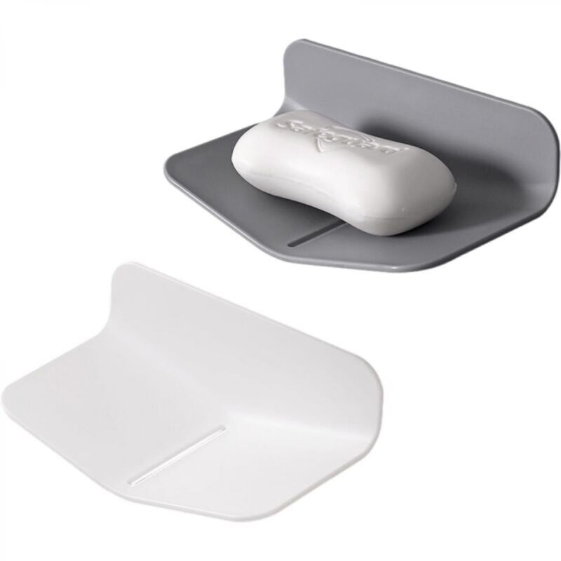 [niemals Verwendet] Set Aus 2 V-förmigen, Wandmontierten Seifenschalen Für Bad Und Küche Mit Wandbefestigungsfunktion
