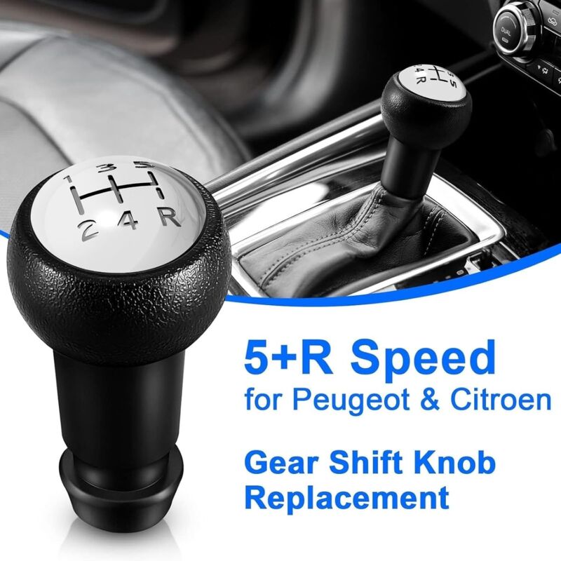 [niemals Verwendet] Spurtar 5-gang-schaltknauf Für Peugeot 106, 107, 207, 301, 307, 308, 407, 408, 508, 3008, 1007 / Für Citroën C2, C3, C4 Picasso