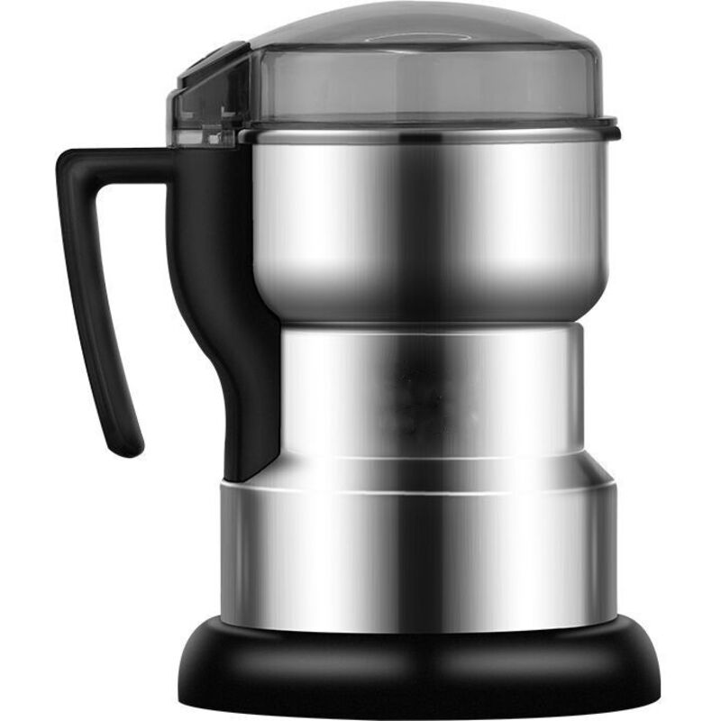 [niemals Verwendet] Multifunktionale Getreidemühle, Bohnen-, Kaffee- Und Gewürzmühle, Edelstahl, Sicherheitsverschluss Bei Geöffnetem Deckel