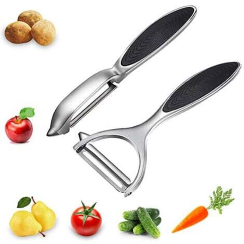 [niemals Verwendet] Kartoffelschäler – Edelstahlschäler Für Karotten, Auberginen, Birnen, Mangos Und Gurken Mit Ergonomischem, Rutschfestem Griff