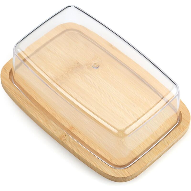 Praktische Butterdose Mit Luftdichtem Deckel – 250 Ml Behälter Aus Gehärtetem Glas, Ideal Zum Aufbewahren Und Servieren Von Frischer Butter
