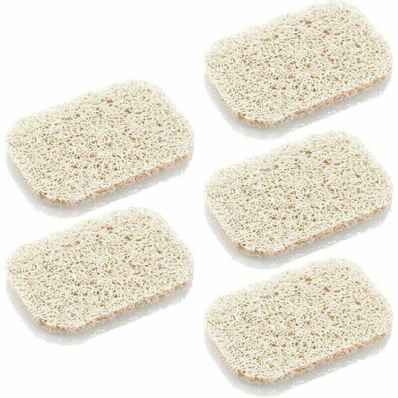 [niemals Verwendet] 5-teiliges Seifenschalen-set, Seifenhalter-accessoire Für Bad/küche, Seifenschale 7,5 X 11,3 X 0,8 Cm, Leicht Zu Reinigen Und Umweltfreundlich (beige, Ellipsen)