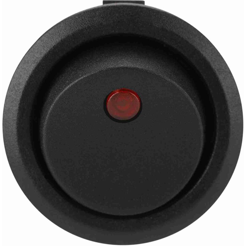 Interrupteur Ronde Spst On/off 12v À Led Pour Véhicule - 4 Couleurs (rouge, Vert, Orange, Bleu)