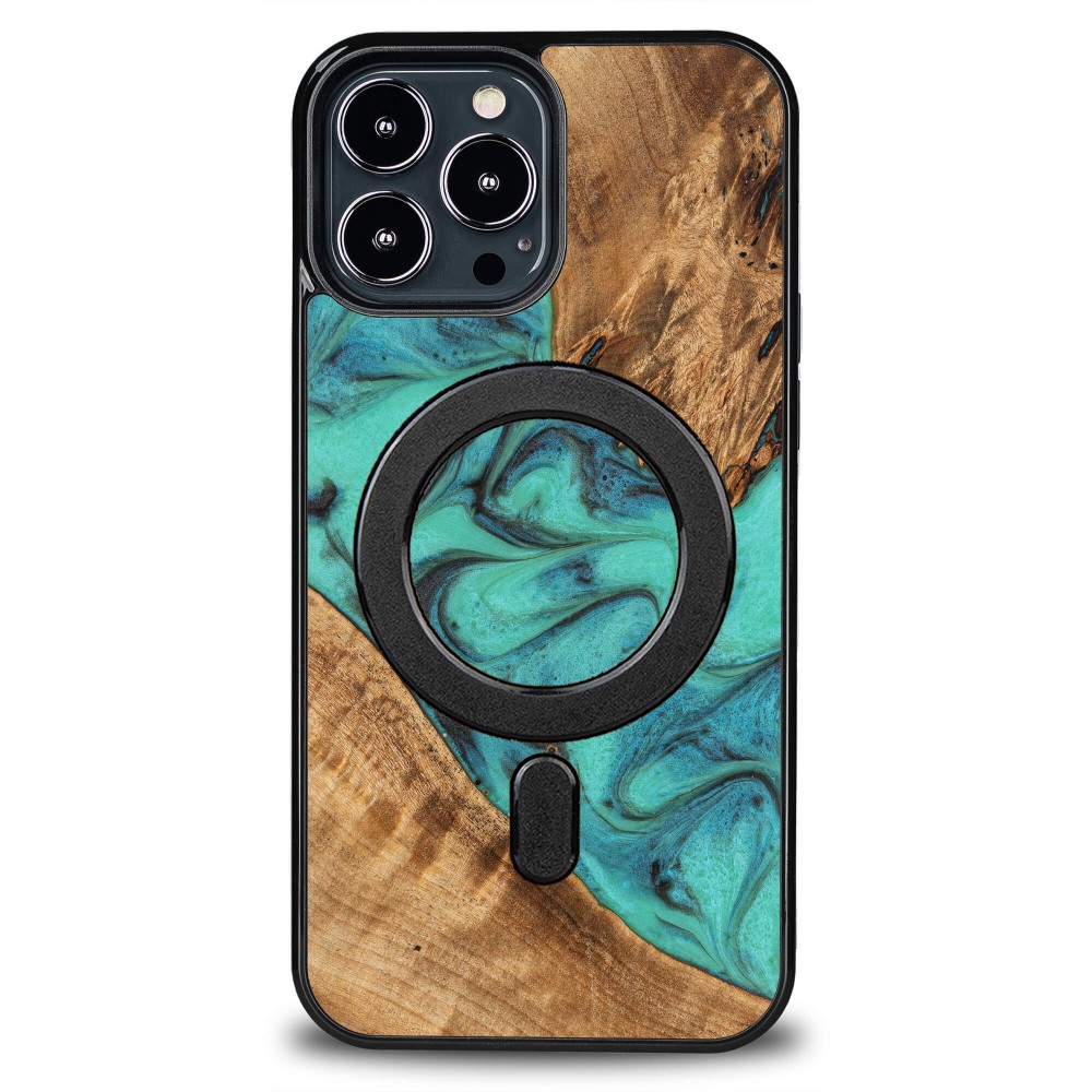 Bewood Unique Case Für Iphone 13 Pro Max – Türkis Mit Magsafe