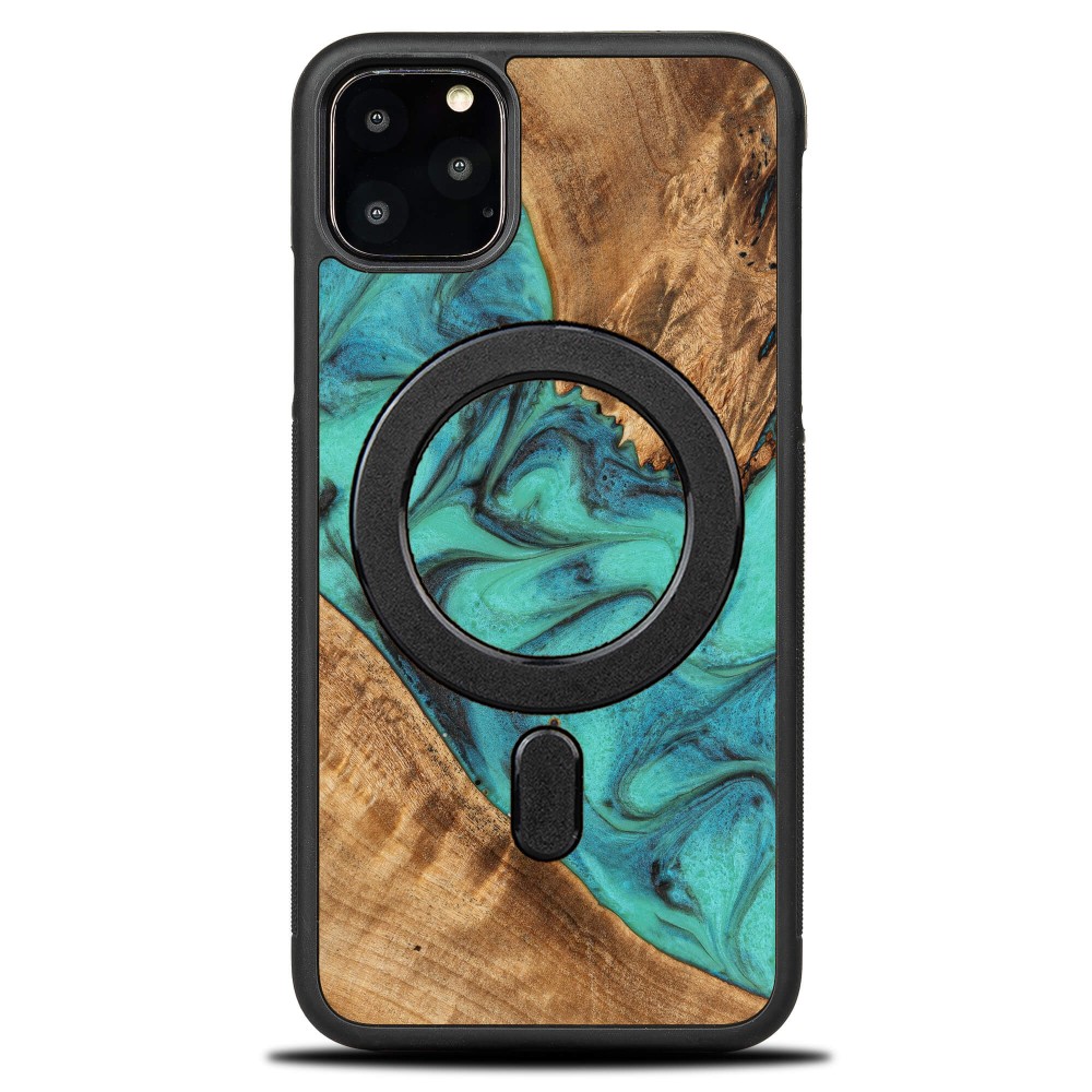 Bewood Unique Case Für Iphone 11 Pro Max – Türkis Mit Magsafe