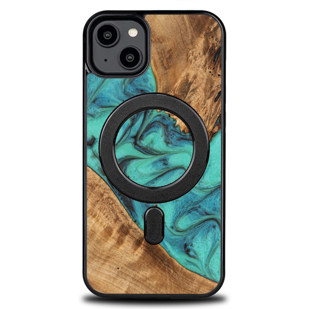 Bewood Unique Case Für Iphone 15 Plus - Türkis Mit Magsafe