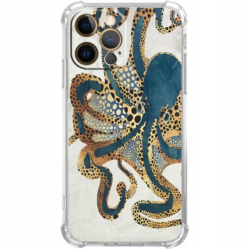 Octopus-hülle Für Iphone 12 Pro Max, Tpu, Blau
