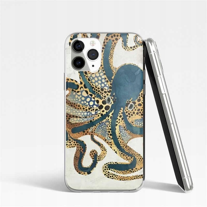 Octopus-hülle Für Iphone 14 Pro Max, Tpu, Blau