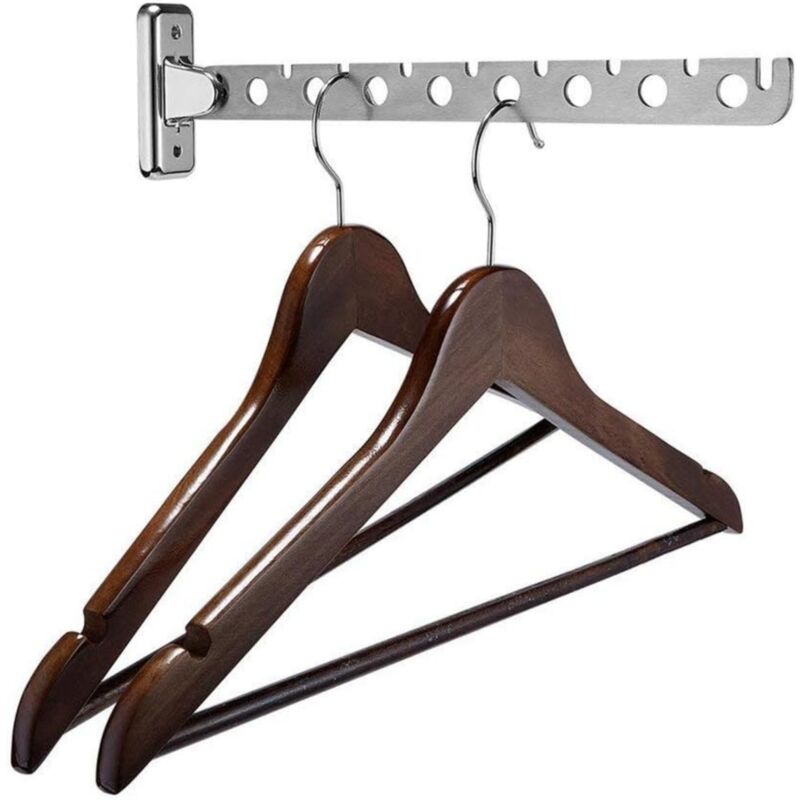 [niemals Verwendet] Verstellbare Türstützstangen/-haken Aus Edelstahl 304 Mit Gebürsteter Oberfläche, Für Schlafzimmer, Kleiderschrank, Küche Und Badezimmer