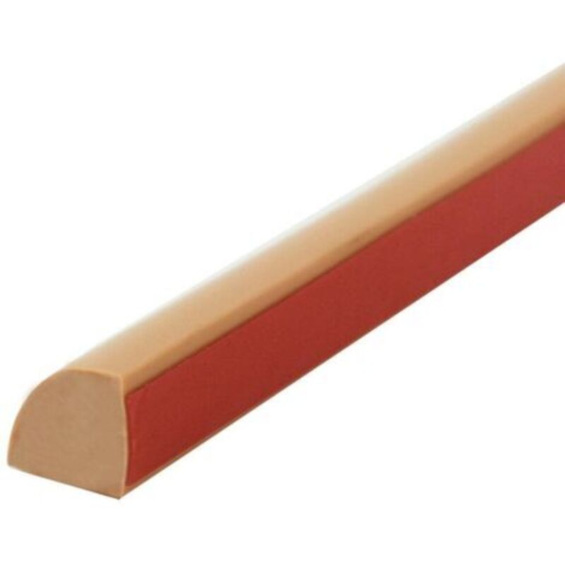 [niemals Verwendet] Flexible Viertelrundleiste, Selbstklebende, Flexible Leiste Für Böden, Badezimmer, Küchen, Arbeitsplatten, 3 M Lang, Braun