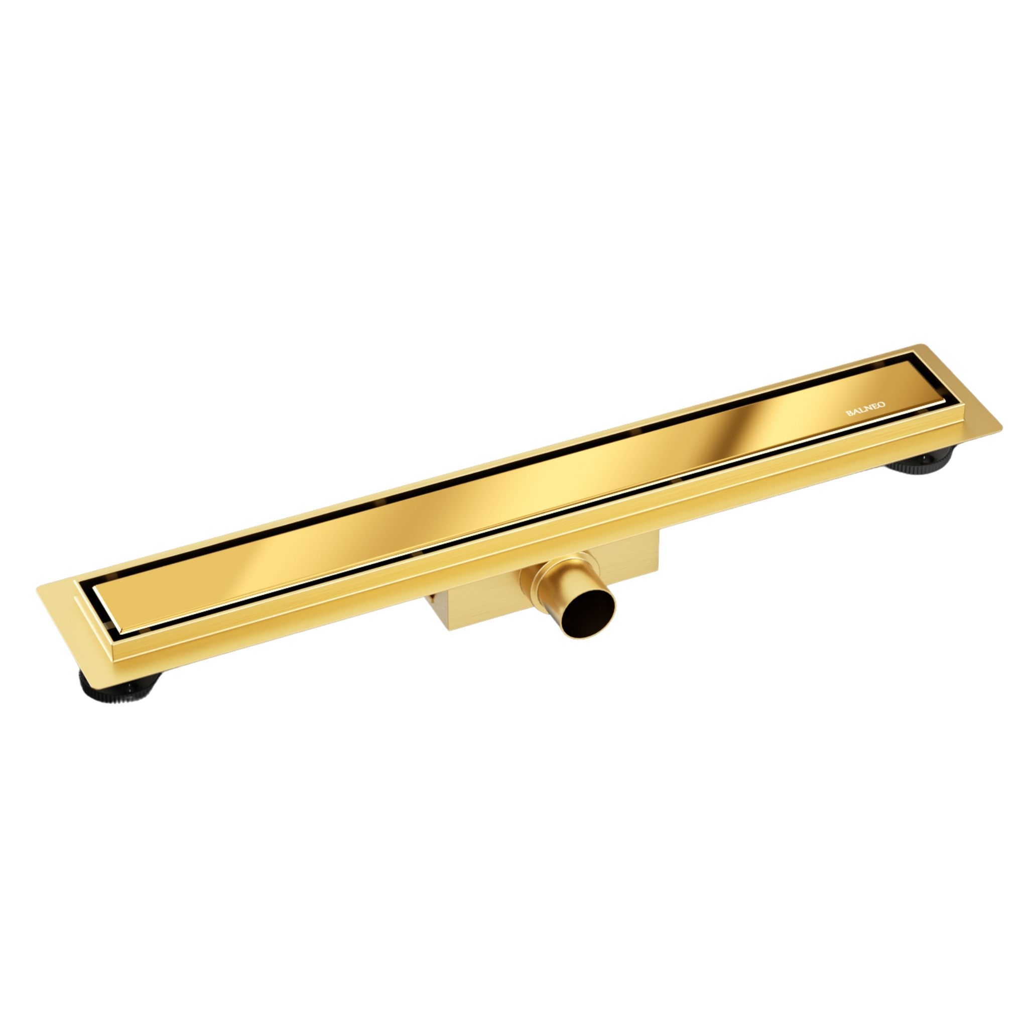 Duplex Next 2-in-1 Linearablauf 60 Cm Doppelseitiger Spiegel Gold