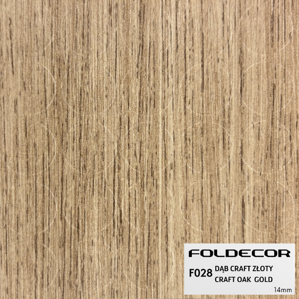Selbstklebende Kappe Fi14 Gold Craft Oak (bogen Mit 25 Stück)