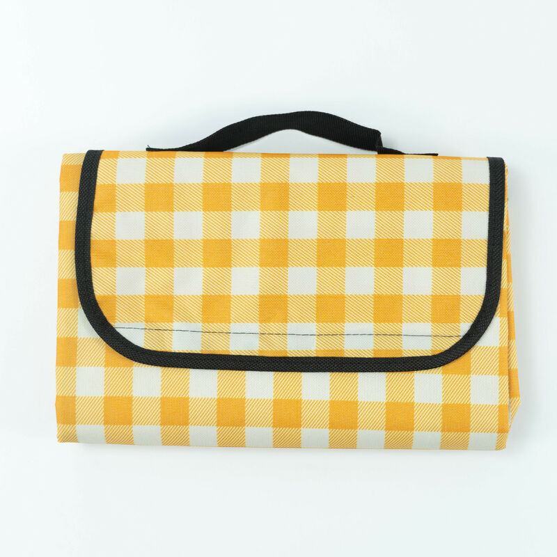 Picknickdecke, Stranddecke, Picknickmatte, Wasserdicht, Sanddicht, Campingdecke Für Familie, Freunde, Strand, Camping, Reisen (150 X 200 Cm, Gelb), Picknickmatten
