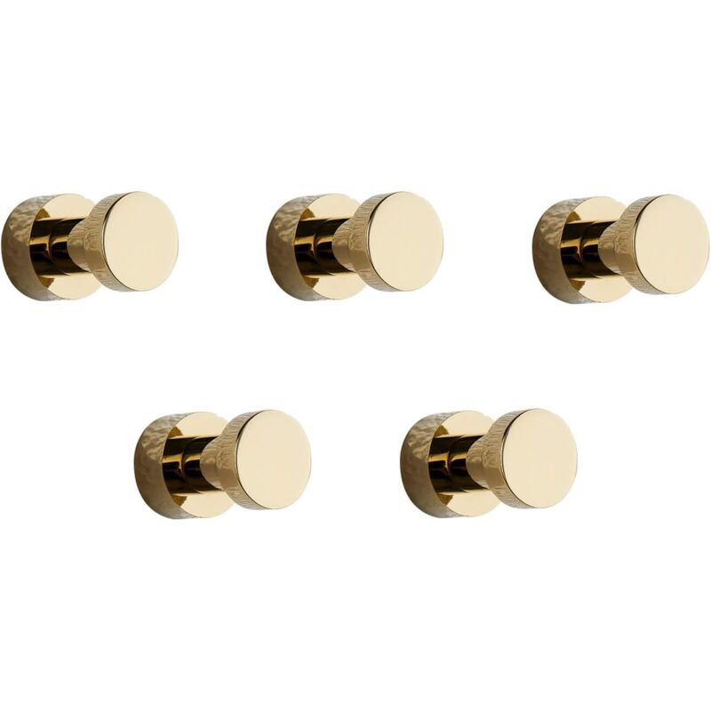 [niemals Verwendet] Wandhaken, Handtuchhalter Für Badezimmer, Küche, Türen, Schränke Und Regale, 5er-set, Messing (gold)