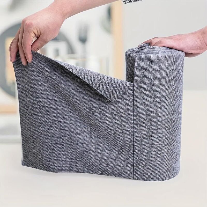 Wiederverwendbare Mikrofaser-handtuchrolle, 1 Rolle Handwaschbare Reinigungstücher, Ultraweiche Mehrzwecktücher Für Auto, Küche Und Haushalt