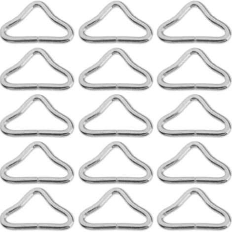 Trampolinfeder, Trampolin-dreieckschnalle, Trampolin-v-ringe Aus Edelstahl Mit Dreieckschnalle Für Armbandhalterung, Trampolin-sprungzubehör, 10 Stück