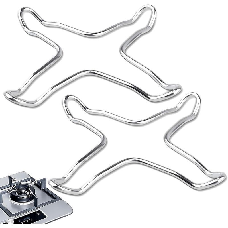 Bardusch – 2 Stück Universal-gasherd-reduzierstücke, Edelstahl-herdhalterung, 10 Cm Gasreduzierstücke Für Kaffeemaschinen