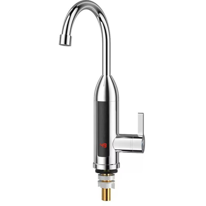[niemals Verwendet] Automatischer Elektrischer Warmwasserbereiter-wasserhahn, Effizienter Haushalts-warmwasserbereiter-wasserhahn, Dual-warm-/kaltwasserfunktion (silber)