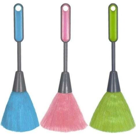 3er-pack Weiche Mikrofaser-küchenstaubwedel, Laptop-tastaturbürste, Bildschirmreinigungswerkzeug, Mini-staubwedel (blau, Grün, Rot)