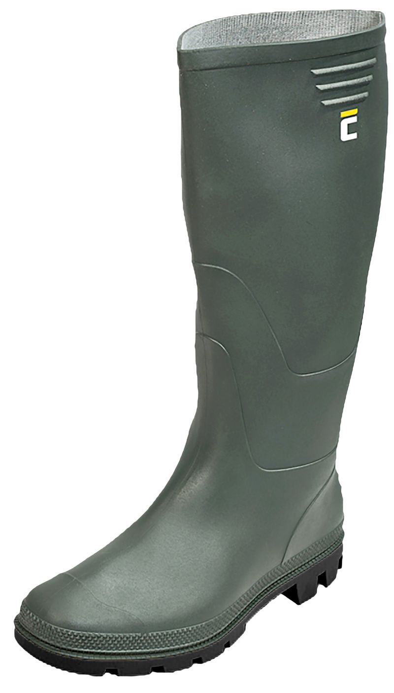 Stiefel Boots Ginocchio, Oliv 37, Pvc, Garten