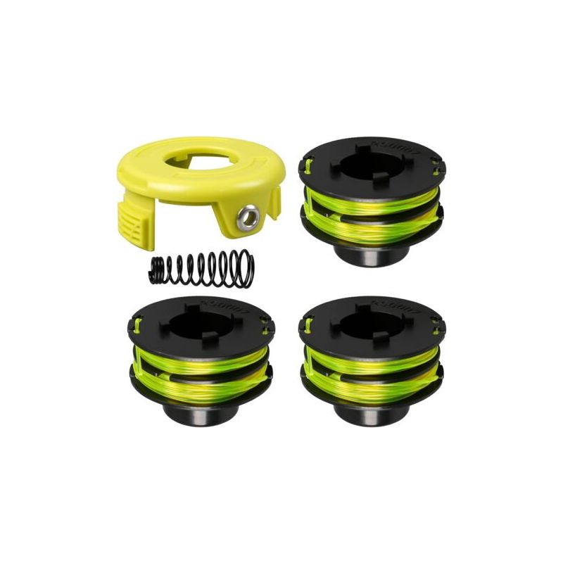 Ersatz-trimmerfadenspule Für Ryobi Rac118 Rlt3525s Freischneider, 1,2 Mm X 8,4 M Mit Abdeckung Und Feder (3+1+1)