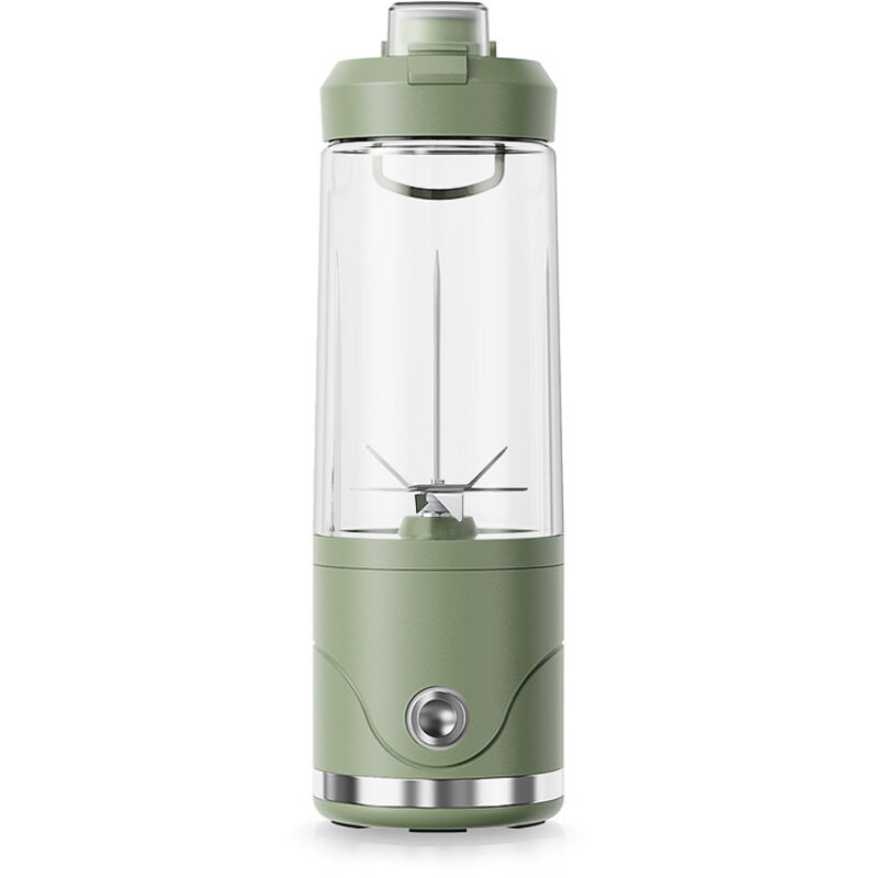 [niemals Verwendet] Tragbarer Standmixer (650 Ml), Leistungsstarker Smoothie-maker Für Unterwegs, 20.000 U/min, 6 Klingen, Mini-mixer Mit Reisedeckel