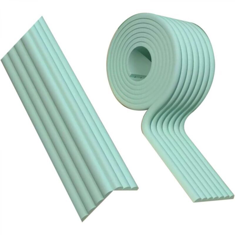 [niemals Verwendet] Eckenschutz, Kantenschutzleisten, Strapazierfähige Eckpolster Aus Weichem Schaumstoff Für Möbel (hellgrün, 8 Cm Breit X 2 M Lang).