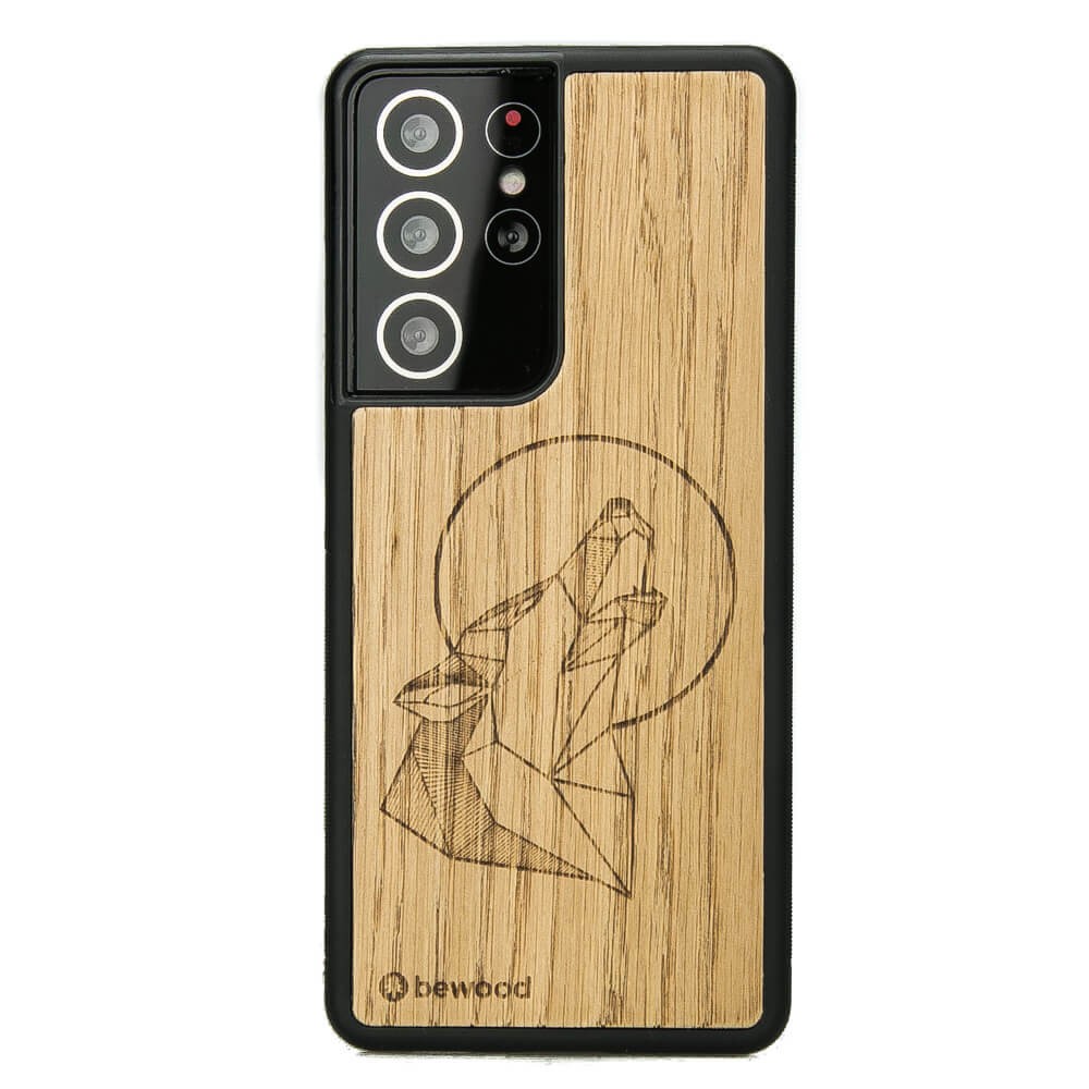 Holzhülle Für Samsung Galaxy S21 Ultra Wolf Oak
