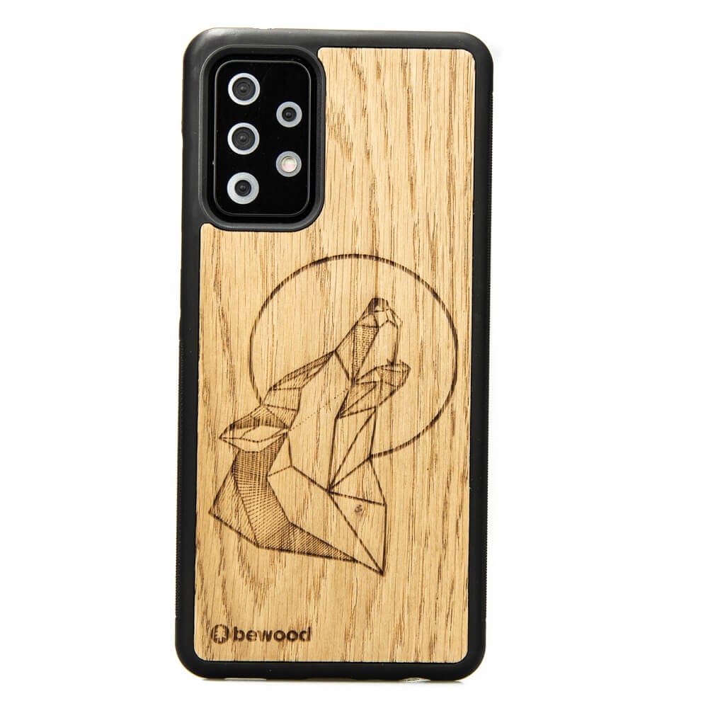Holzhülle Für Samsung Galaxy A52/a52s 5g Wolf Oak