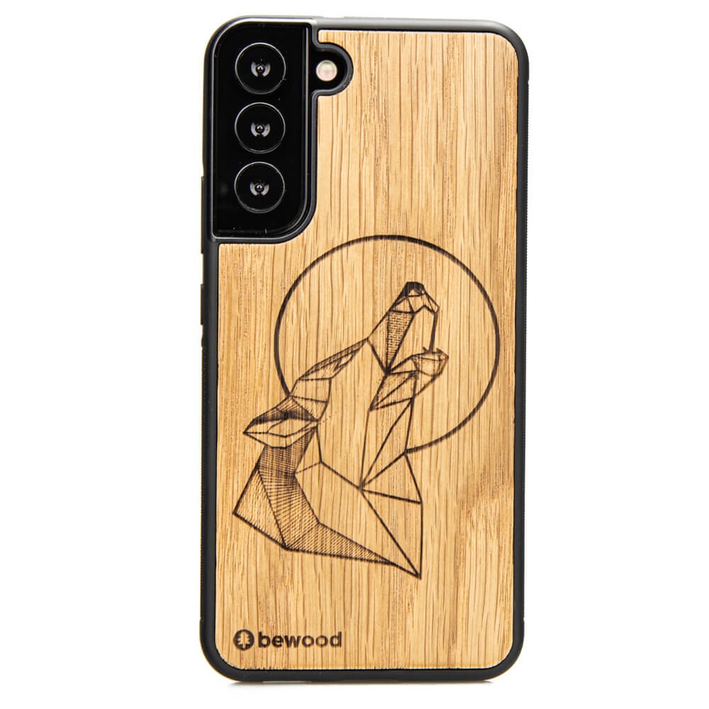 Holzhülle Für Samsung Galaxy S22 Plus Wolf Oak