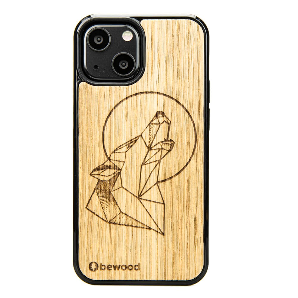 Holzhülle Für Iphone 13 Mini Wolf Oak