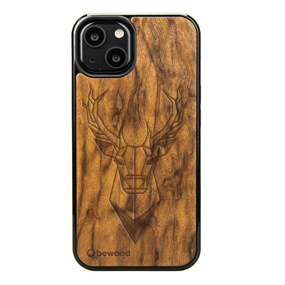 Holzhülle Für Iphone 13 Imbuia Deer