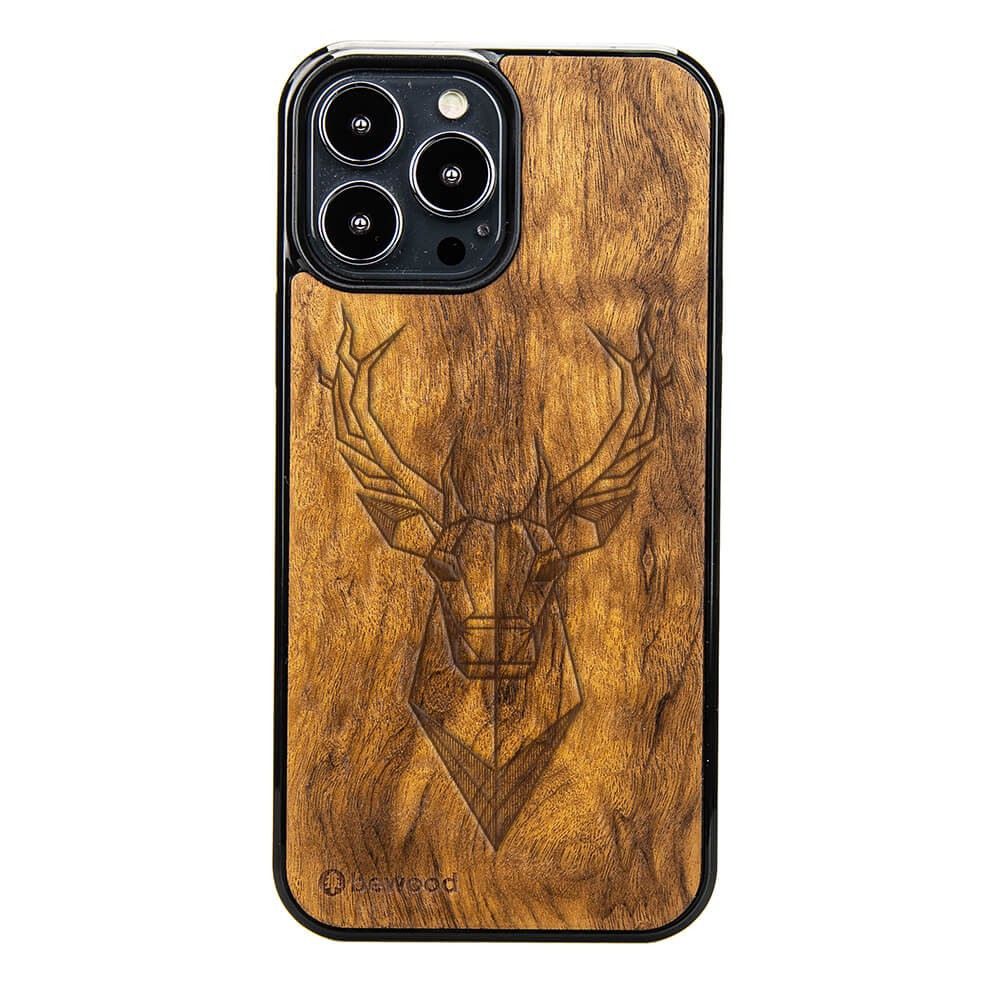 Holzhülle Für Iphone 13 Pro Max Imbuia Deer